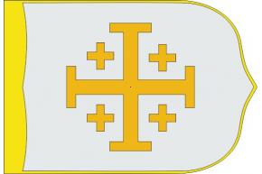 Estandarte reino cristiano de jerusalén