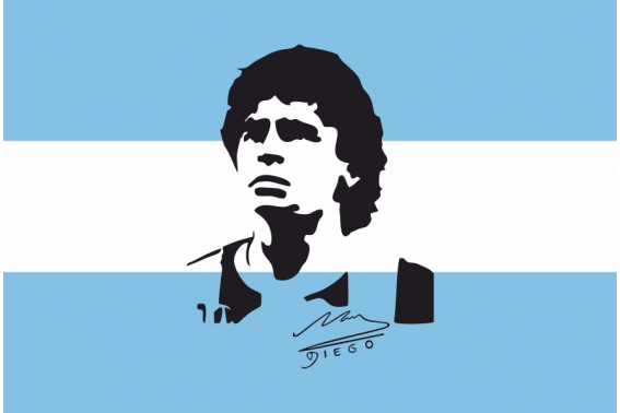 Buy Diego Armando Maradona flag