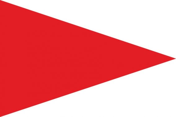 Red flag (Bathing prohibited).