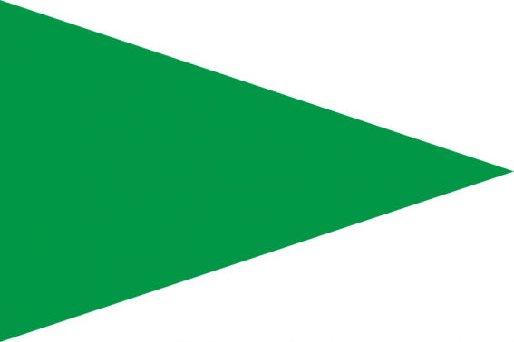 Green flag (authorized bathroom)