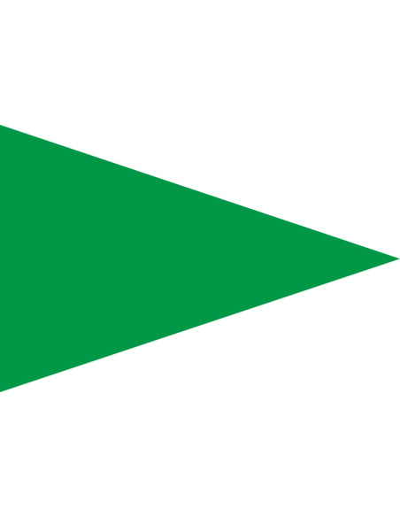 Green flag (authorized bathroom)