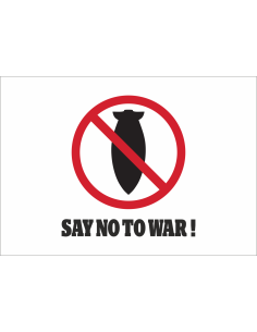 Buy No to War flag 2