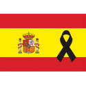 Buy mourning flag from Spain